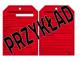 Czerowna etykieta - blok